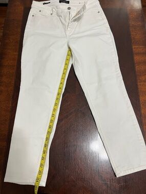 Talbots Bright White Straight-Leg Jeans